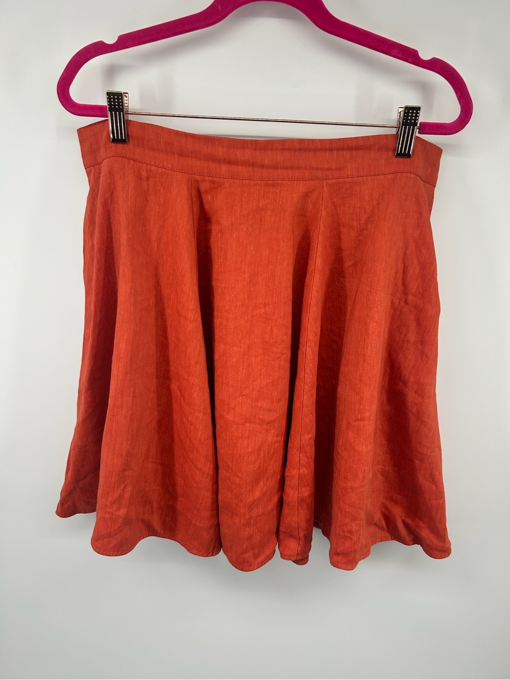 Women's Rust A-Line Skirt